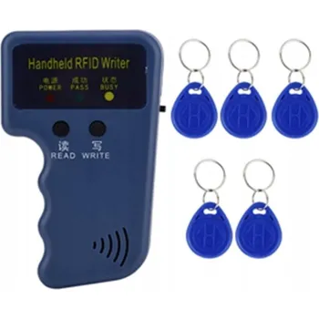 Bezpečnostní kamera Programátor Kopírka RFID NFC Duplikátor klíčenek + 5 programovatelných klíčenek.