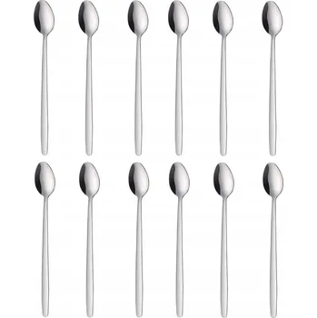 Příbor Dlouhá lžička lesklá Hendi 1 12 ks