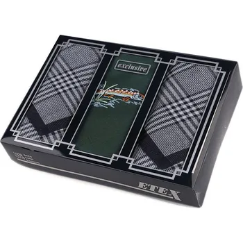 Látkový kapesník Pánský kapesník / dárková kazeta, velké, 40 viz foto štika