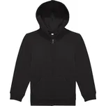 B&C Dětská mikina s kapucí na zip BC Barva: Černá, Velikost: 10y 134/146