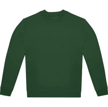 Pánská mikina B&C Pánská mikina přes hlavu Crew Barva: Zelená lahvová, Velikost: XXL