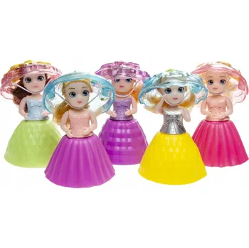 Panenka Oboustranná panenka Cupcake princezna mix vzorů