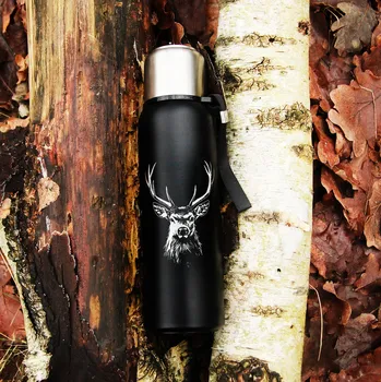 Termoska JELEŃ Termoska s Personalizací Jméno Narozeniny Den otců pro tátu