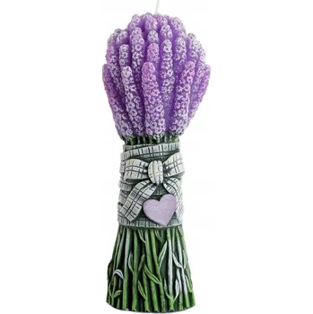 Svíčka Dekorativní parafínová svíčka levandule Bartek Candles 1 ks