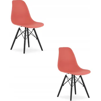 Jídelní židle Židle Oskar červená 2 ks