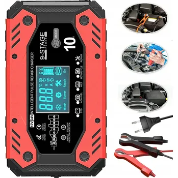 Nabíječka autobaterie Výkonná Inteligentní Nabíječka Autobaterií 12V 24V