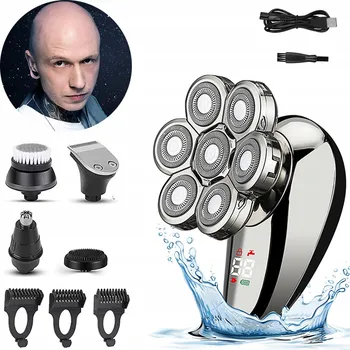 Holicí strojek 5V1 Holicí Strojek pro holení hlavy 7 břitů 7D