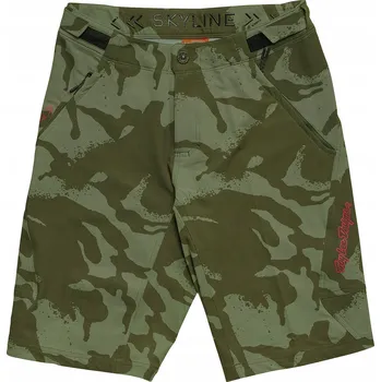 Cyklistické kalhoty Krátké cyklistické kalhoty TROY LEE DESIGNS SKYLINE SHADOW CAMO OLIVE vel. 32