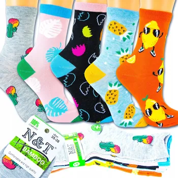 Dámské ponožky Dámské ponožky Ponožky barevné, pohodlné, odolné, 35-38