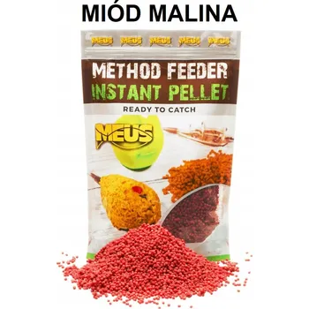 Návnadová surovina Meus Pellet Method Feeder 2mm 700g Med Malina