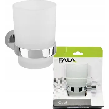 Držák na kartáček OVÁLNÝ CHROMOVÝ KELÍMEK NA KOSMETIKU