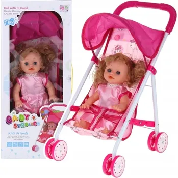 Kočárek pro panenku Kočárek pro panenky - sporťák Nobo Kids Friends