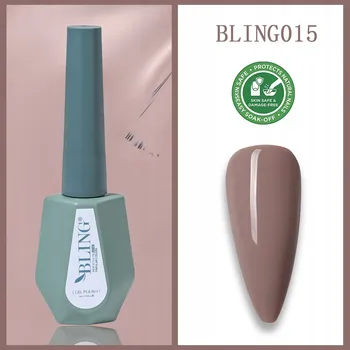 Lak na nehty Bling Gel na nehty HYBRIDNÍ LAK Káva s mlékem 10 ml č. 015