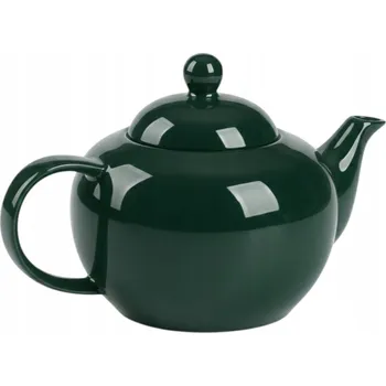 Konvice na čaj KERAMICKÁ KONVICE 1L SE SÍTKEM NA ČAJ Z NEREZOVÉ OCELI ZELENÁ
