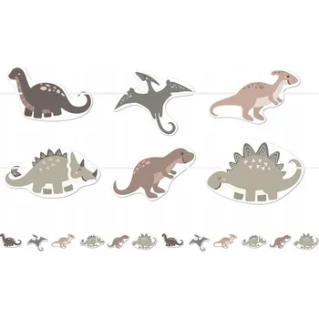 Girlanda k narozeninám 5 m Dinosauři Banner Dino Dinusie