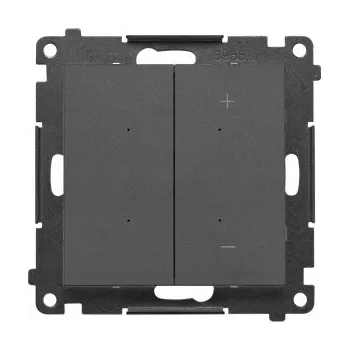 IP kamera S.55 Stmívač pro stmívatelné LED, klávesový, grafitová matná TESL1W.01/116