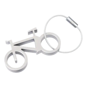 Školní batoh Klíčenka a otevírák lahví Troika, motiv kola - odolný hliník