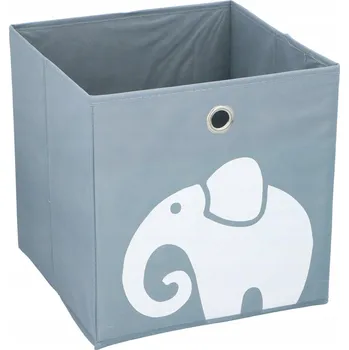 Úložný box Úložný box na hračky, velký koš, krabička na hračky 28x28x28 cm ŠEDÁ