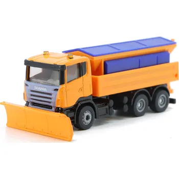 autíčko Scania Truck + Sněhový Pluh 1:87 - SIKU Scania - Sběratelský model