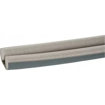 Těsnění do okna a dveří Protihluková a protiprůvanová těsnicí lišta pod dveře ŠEDÁ 100cm pěnová