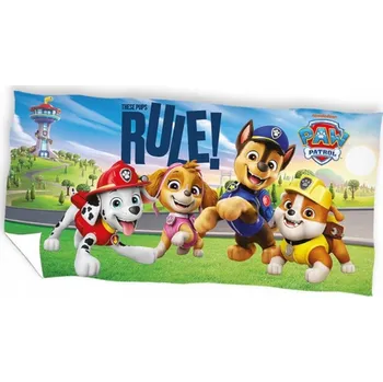 Plážová osuška Ručník Tlapková patrola CHASE SKYE 70x140 Bavlna