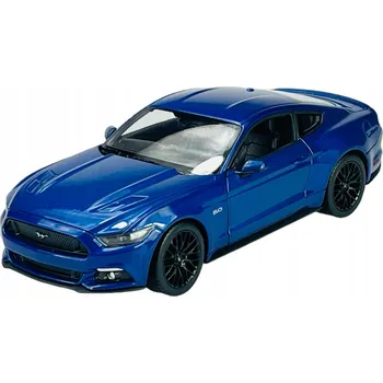 autíčko WELLY 2015 FORD MUSTANG GT MODRÝ 1:24 KOVOVÝ NOVÝ MODEL