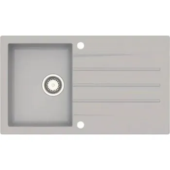 Granitový dřez Jednokomorový granitový dřez ZEUS šedý