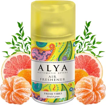 Osvěžovač vzduchu Alya Fresh Vibes osvěžovač vzduchu ve spreji, vhodný i do automatických dávkovačů, 60 dní, 250 ml
