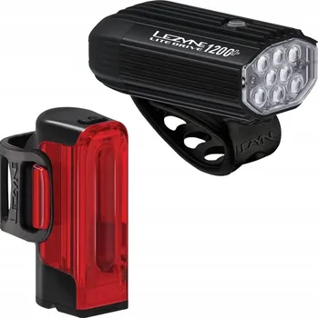 Cyklosvítilna Sada světel Lezyne LED Pair Lite Drive 1200+ / Strip Drive Pro 400+