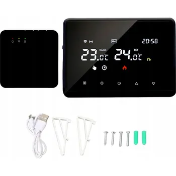 Termostat Tuya Wifi/RF pro vodní/elektrické kotle a podlahové topení