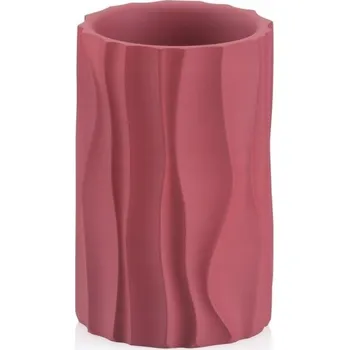 KELA Hrnek Merida polyresin malinový červený 10,5cm 7,0cm
