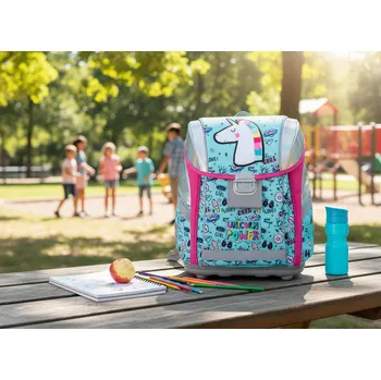 Školní batoh Oxybag Školní batoh PREMIUM LIGHT Unicorn iconic 7-64623