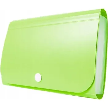 Aktovka na dokumenty Pořadač/Složka na dokumenty A6 se zapínáním na patentku a přihrádkami Tetis