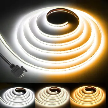 LED páska LED PÁSEK PAUTIX COB 5M 2700K 480 LED/M CRI90 24V 8MM DIY BÍLÝ