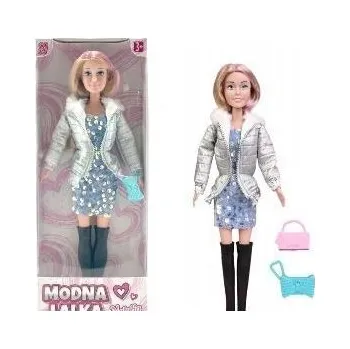 Panenka Panenka modelka Natalia 29 cm s kartáčem a kabelkou