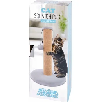 Škrabadlo pro kočky Home Accents 34 x 48,5 cm S míčkem na provázku na hraní VELKÉ