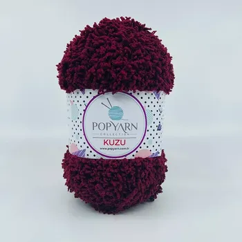 Příze POPYARN Příze Kuzu B015 - vínová, 100g 100m - kopie