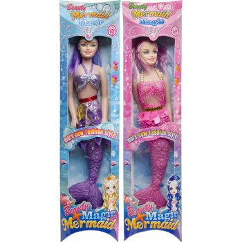 Panenka Panenka mořská panna v krabičce - 24 cm, mix 2 provedení