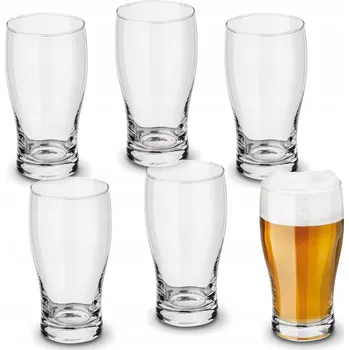 Sklenice Pivní poháry 0,53 l sada vysoké sklenice 6x pivní sklenice na pivo Tadar