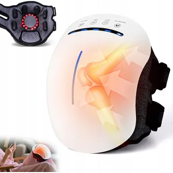 Masážní přístroj MASÁŽNÍ PŘÍSTROJ NA KOLENA BEZDRÁTOVÝ VYHŘÍVANÝ S VIBRACEMI ELEKTRICKÝ KNEE