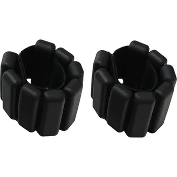 Merc sport Nastavitelné Silikonové zátěžové náramky 2× 450 g černé Cena za odběr více kusů: 10 a více kusů