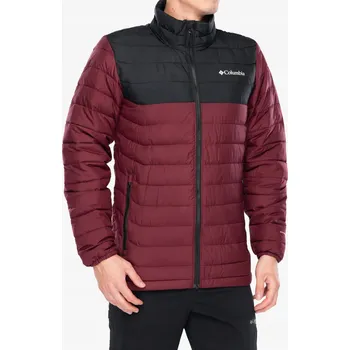 Zateplená bunda Columbia Powder Lite II Jacket - rich wine/black L