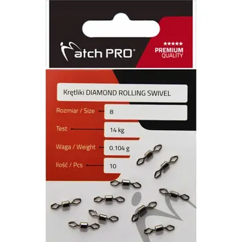 Obratlík Match Pro Diamond Rolling Swivel