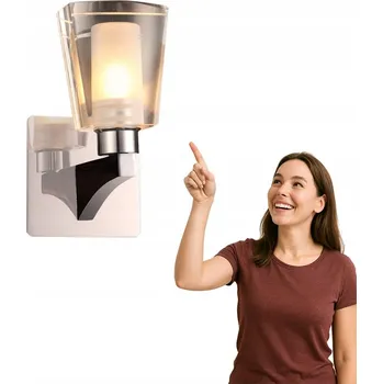 Nástěnné svítidlo Nástěnné svítidlo Italux stříbrné G9 28 W