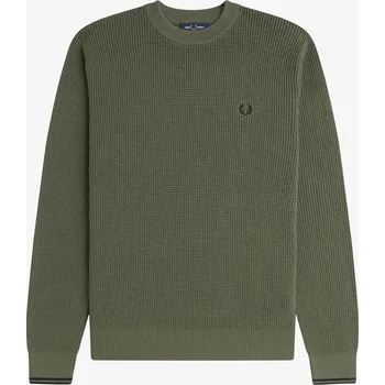 Pánský svetr Svetr Fred Perry Wrth Green X21 1197553 M