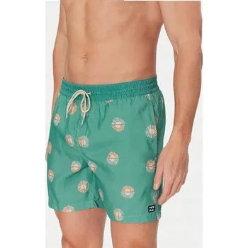 Pánské plavky Billabong zelené XL polyester kraťasy