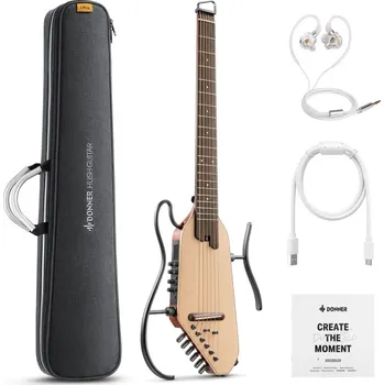 Elektroakustická kytara Donner Music Hush-I Pro Natural