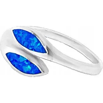 Prsten Prstýnek ryzost 925 Modrý opál| vel. 18