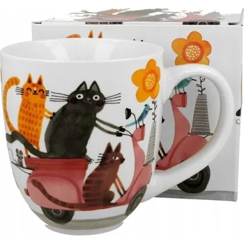 Hrnek Duo Kočičí svět, porcelán, 1000 ml