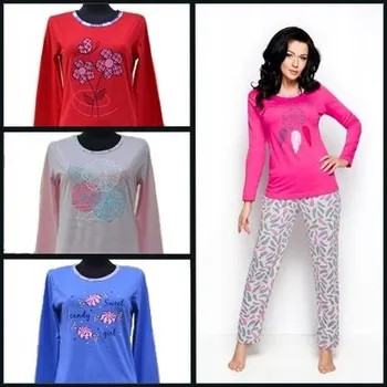 Dámské pyžamo Dívčí pyžamo BAVLNA s dlouhým rukávem, velikost 152 SUTEX